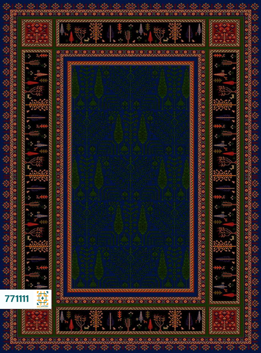 فرش 700 شانه پارسی کد 771111