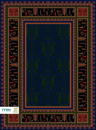 فرش 700 شانه پارسی کد 771111