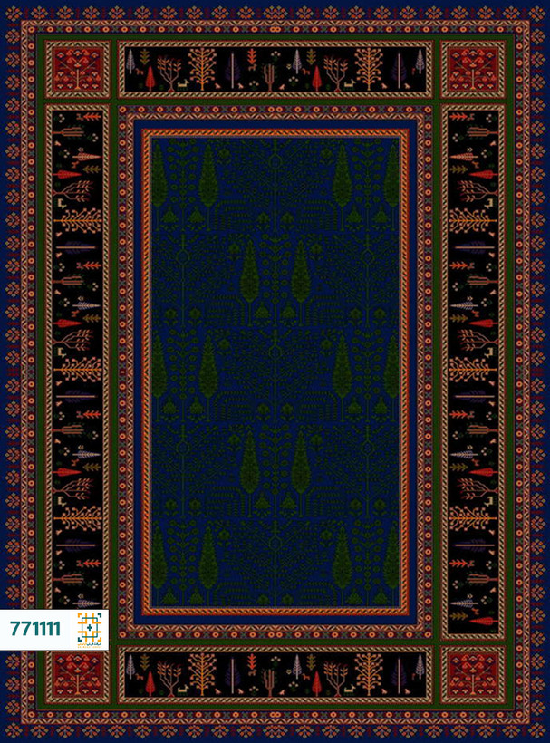 فرش 700 شانه پارسی کد 771111