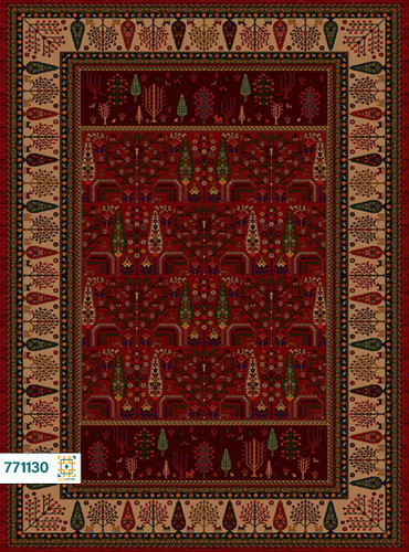 فرش 700 شانه پارسی کد 771130