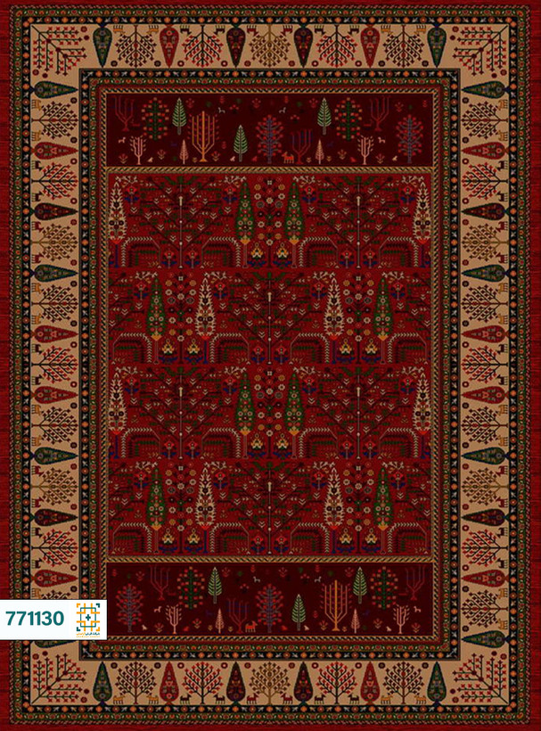 فرش 700 شانه پارسی کد 771130