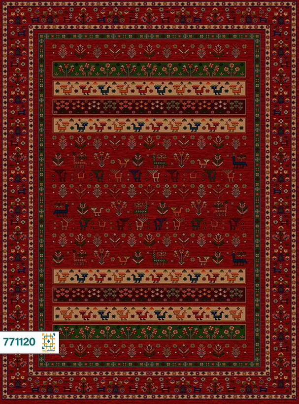 فرش 700 شانه پارسی کد 771120