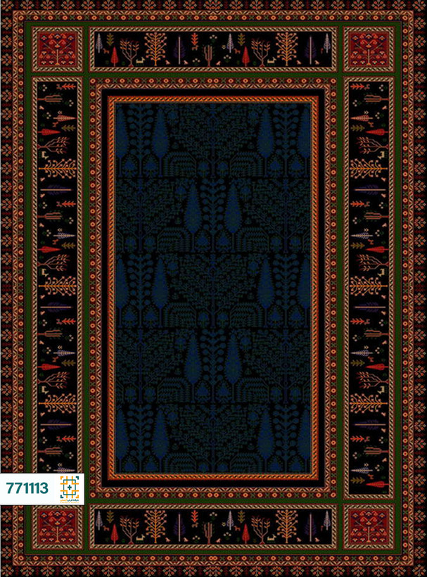 فرش 700 شانه پارسی کد 771113