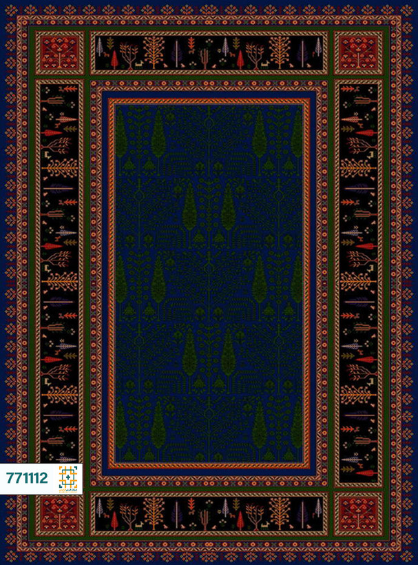 فرش 700 شانه پارسی کد 771112