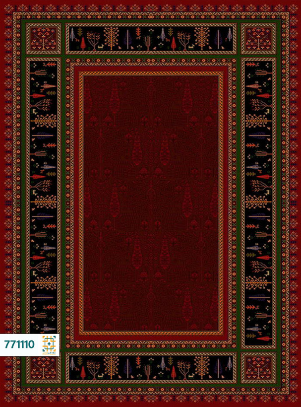 فرش 700 شانه پارسی کد 771110