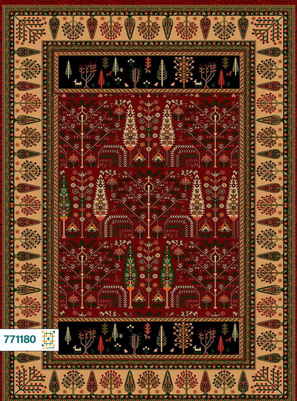 فرش 700 شانه پارسی کد 771180