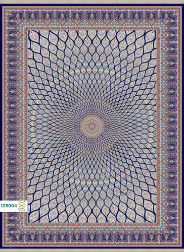 فرش ابریشم دستباف گونه دربار کد 125004
