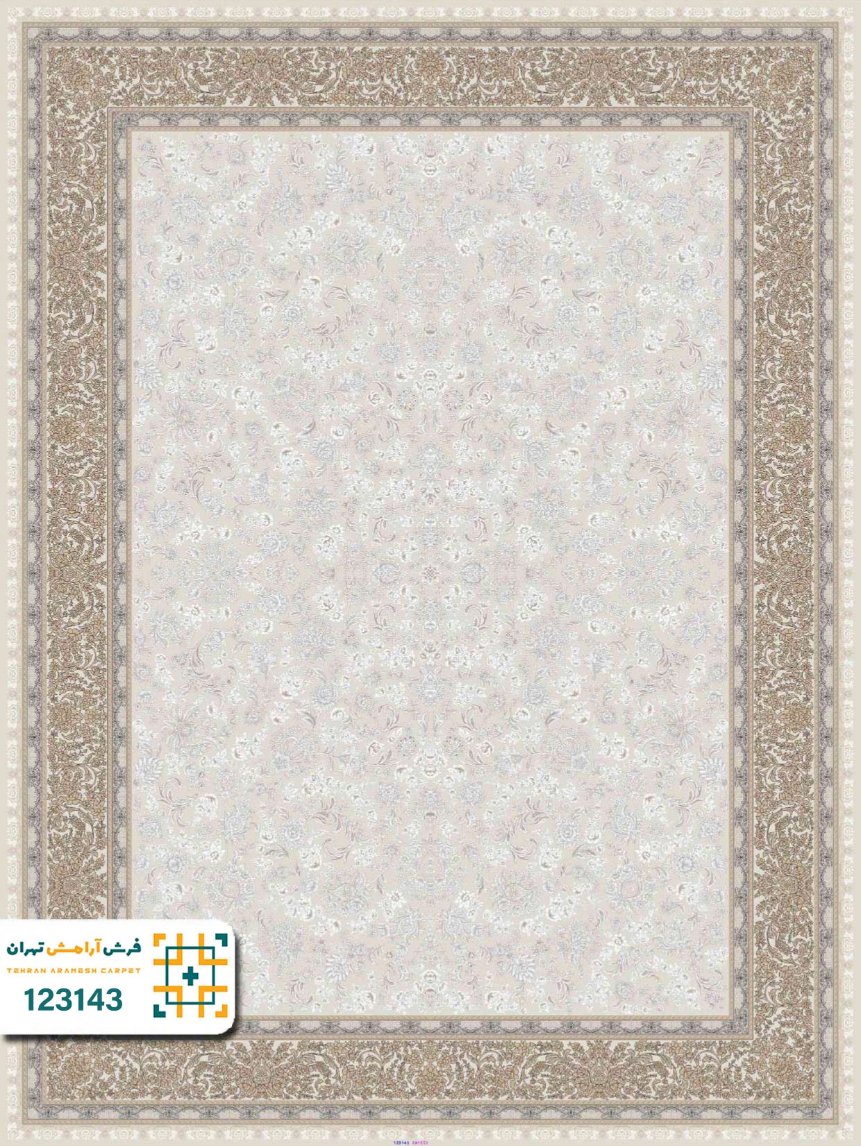 فرش 1200 شانه ارامیس کد ۱۲۳۱۴2