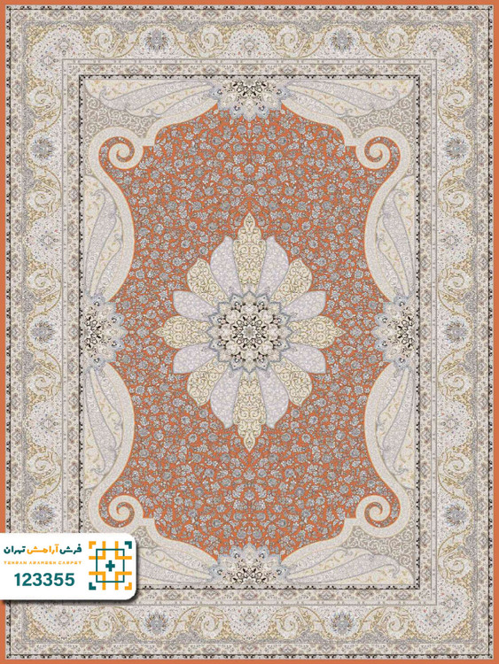 فرش 1200 شانه ارامیس کد ۱۲۳۳۵0