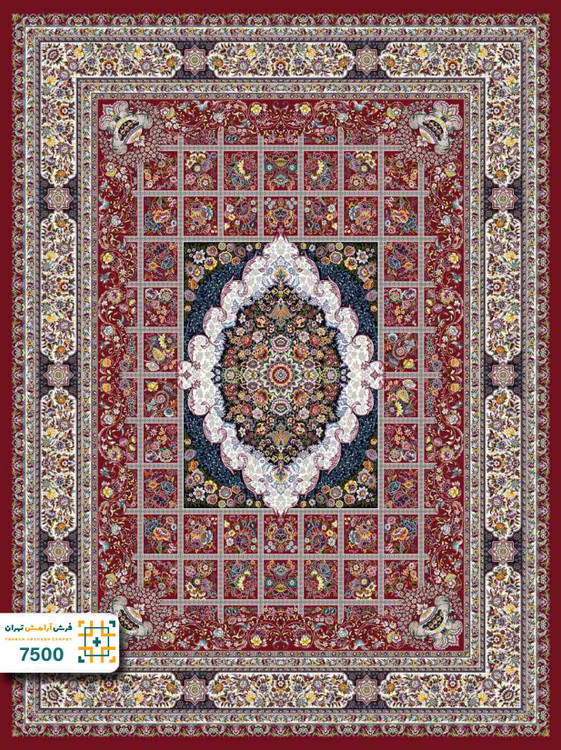 فرش 700 شانه سیروان کد ۷۵۰۰
