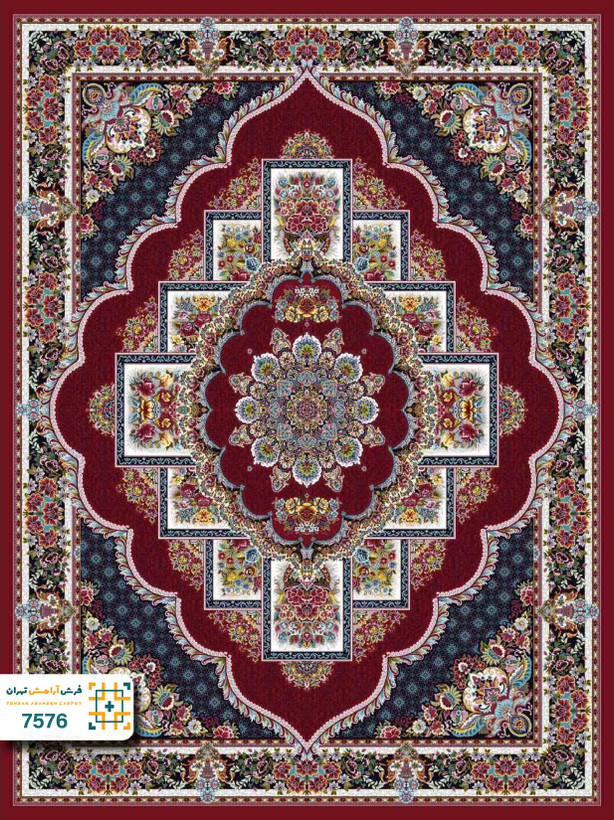 فرش 700 شانه سیروان کد 7576