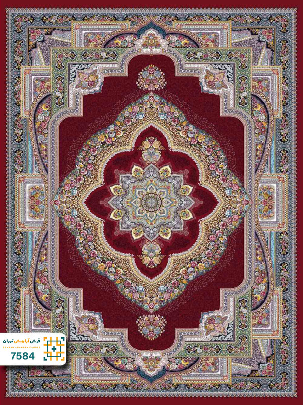 فرش 700 شانه سیروان کد 7584