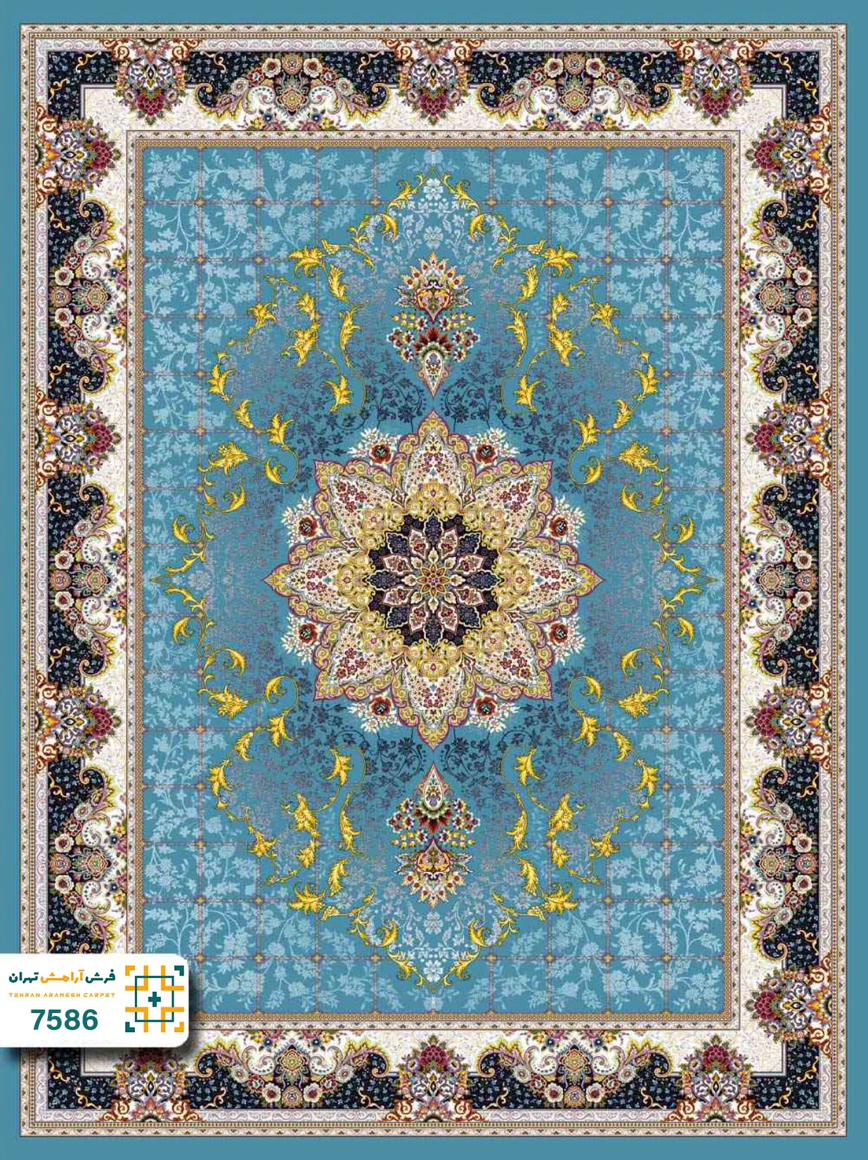 فرش 700 شانه سیروان  کد 7586