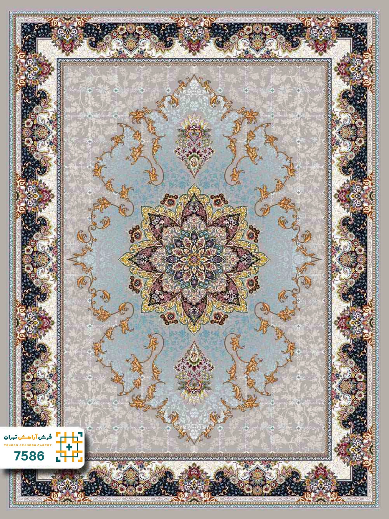 فرش 700 شانه سیروان  کد 7586