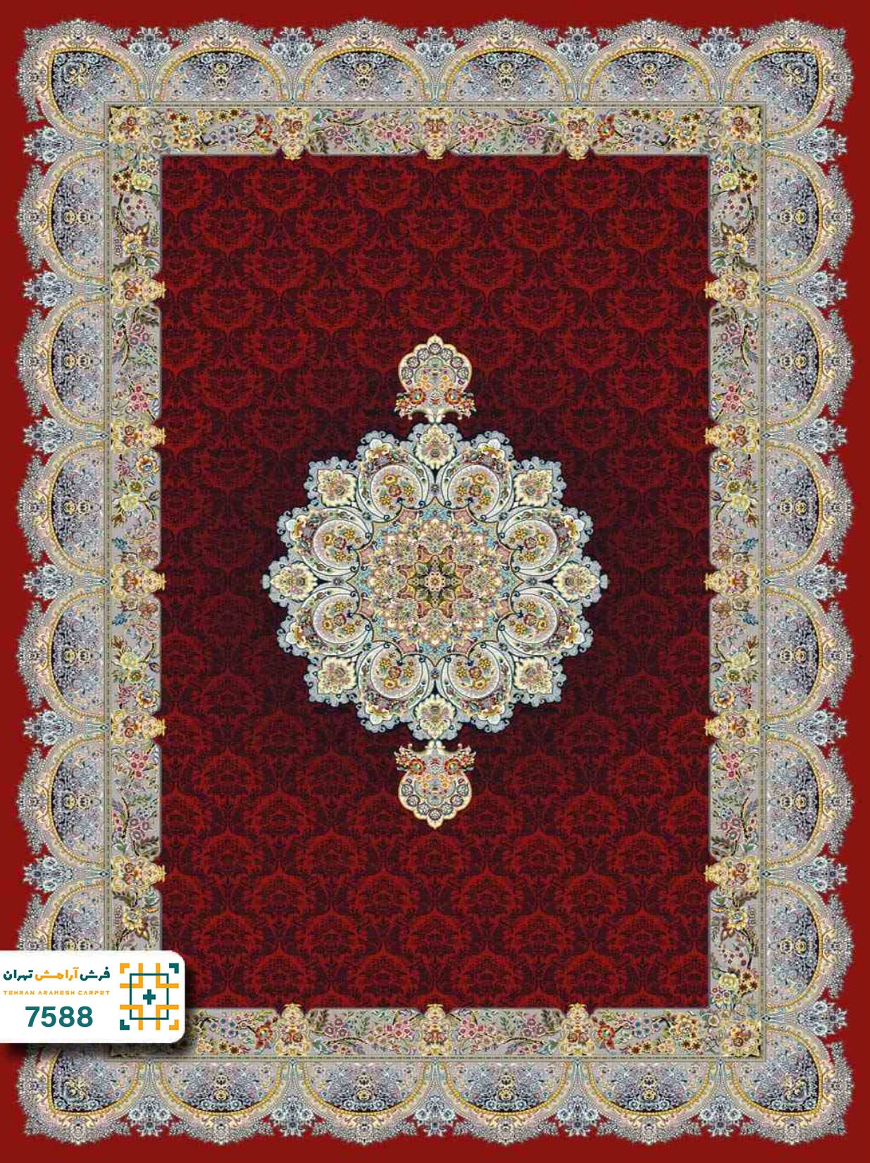 فرش 700 شانه سیروان  کد 7588