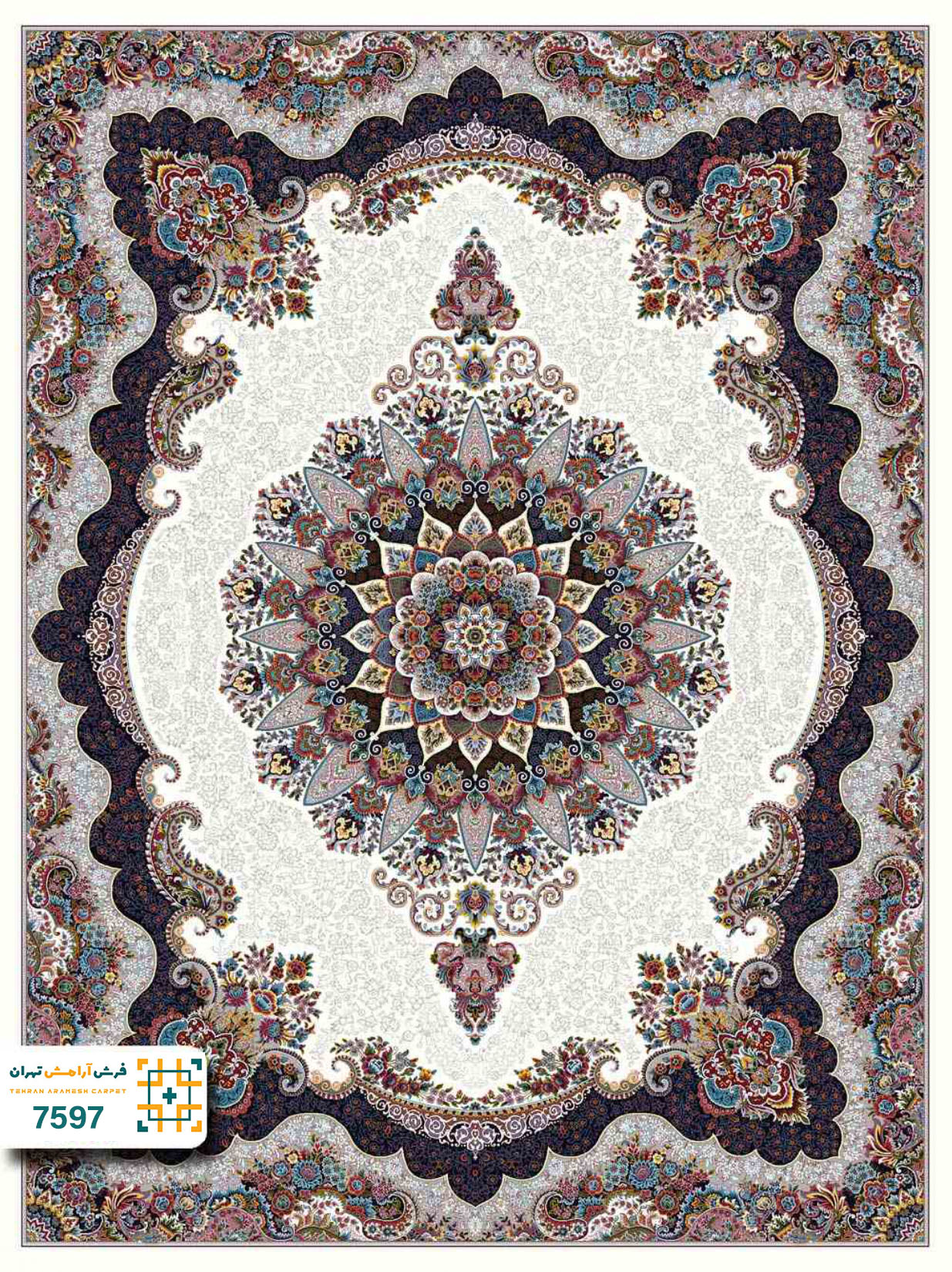 فرش 700 شانه سیروان کد 7597