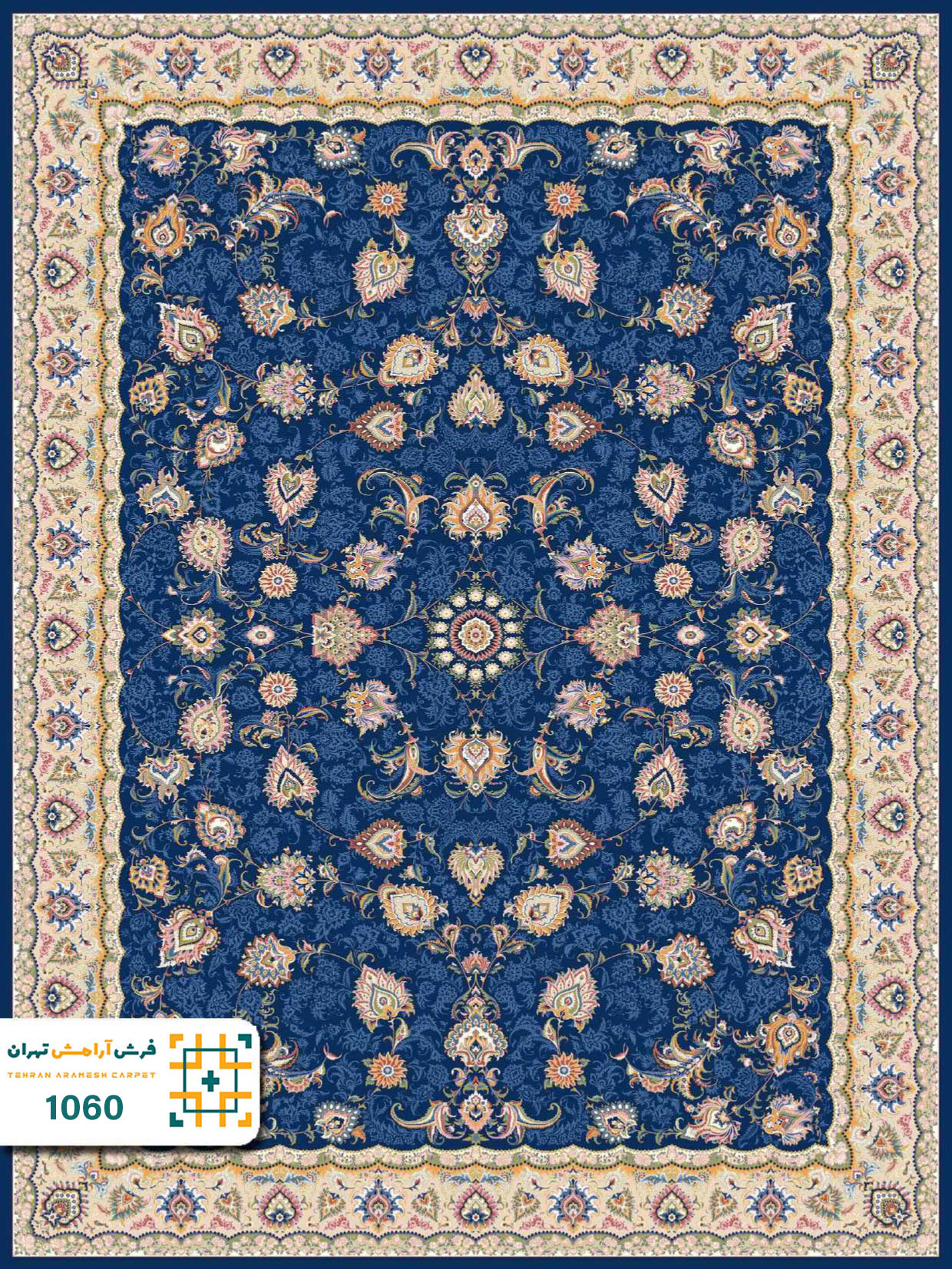 فرش 1200 شانه تبریز کد 1060