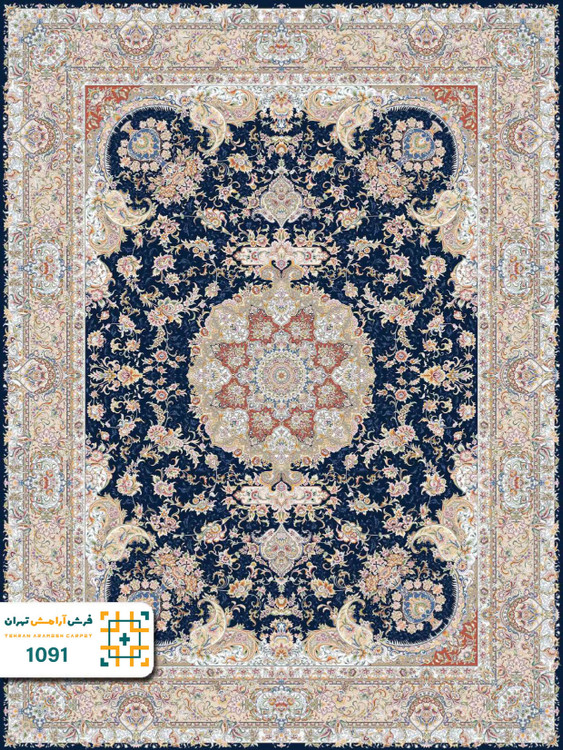 فرش 1200 شانه تبریز کد 1090