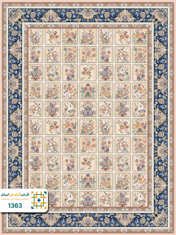 فرش 1200 شانه تبریز کد 1361