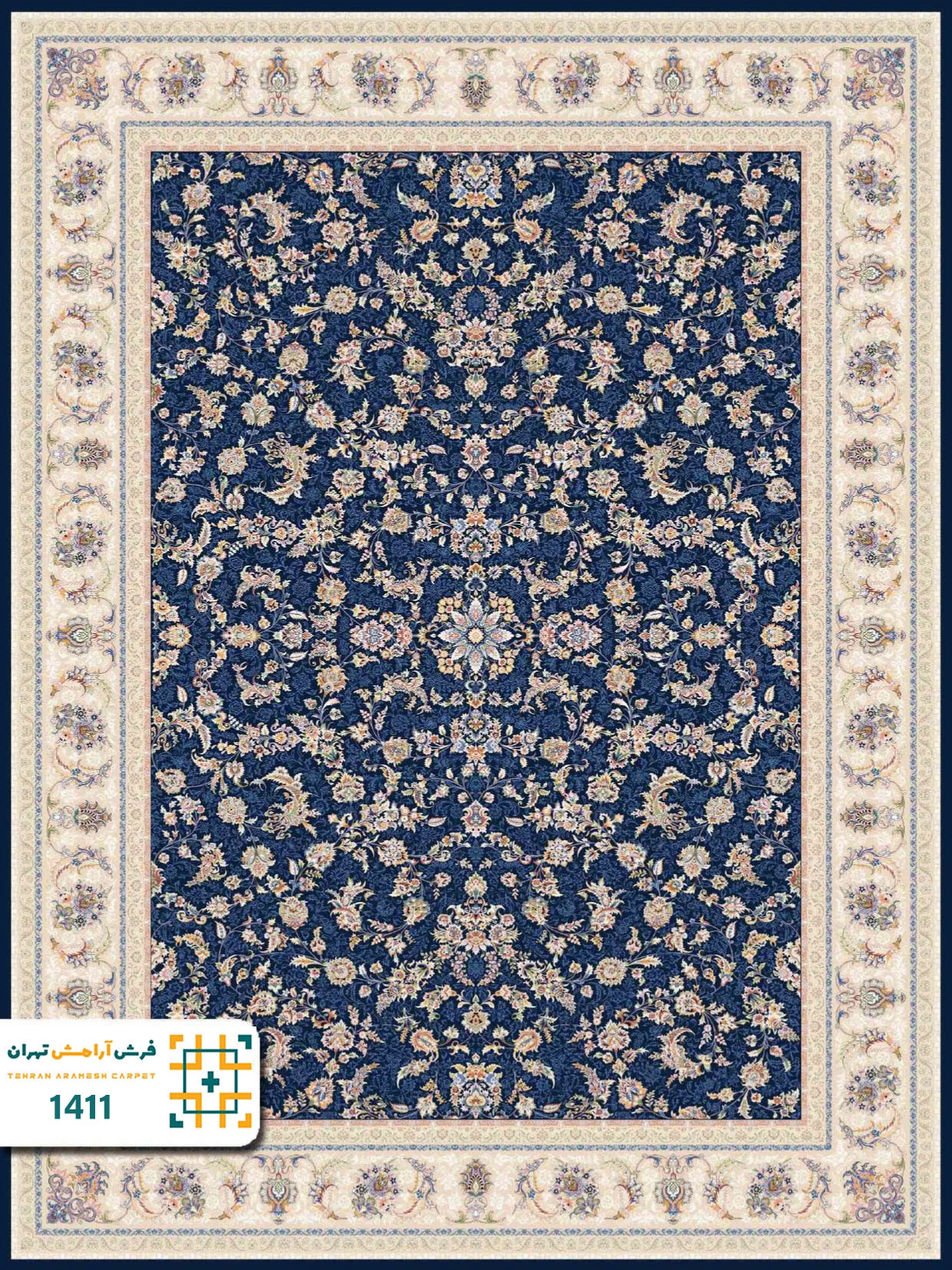 فرش 1200 شانه تبریز کد 1410