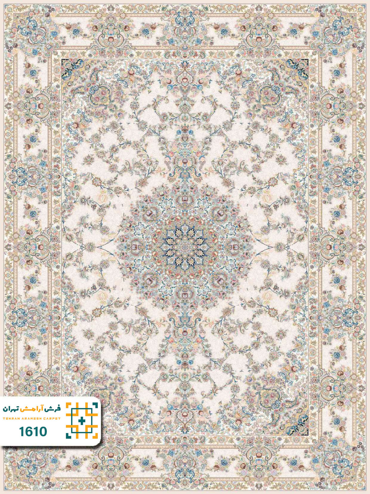 فرش 1200 شانه تبریز کد ۱۶۱۰
