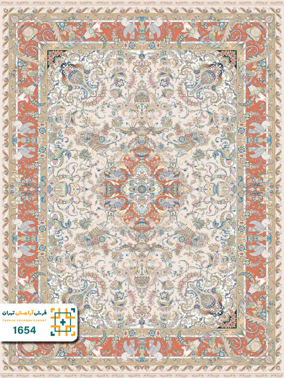 فرش 1200 شانه تبریز کد 1654