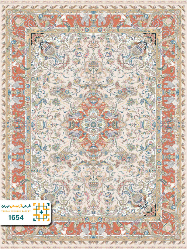 فرش 1200 شانه تبریز کد 1654
