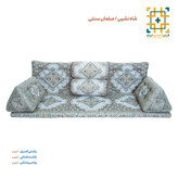 مبلمان شاه نشین فاخر خاکستری