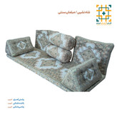 مبلمان شاه نشین فاخر خاکستری