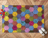 فرش چهل تکه 1200 شانه آبرنگی کد 103