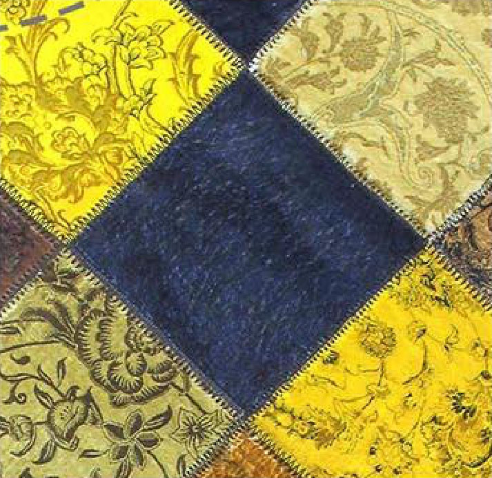 فرش چهل تکه 1200 شانه آبرنگی کد 104