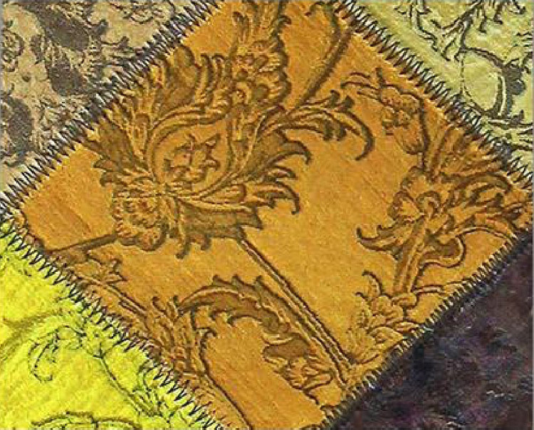 فرش چهل تکه 1200 شانه آبرنگی کد 104