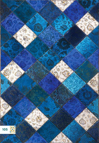 فرش چهل تکه 1200 شانه کد 105