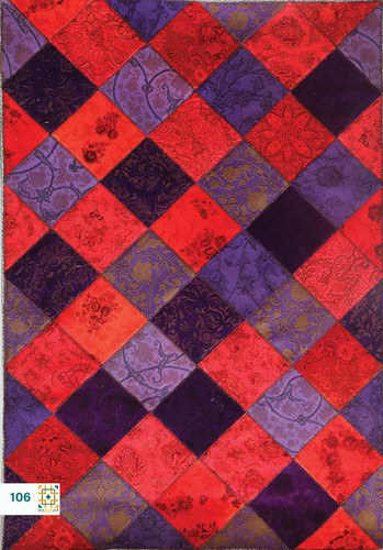 فرش چهل تکه 1200 شانه آبرنگی کد 106