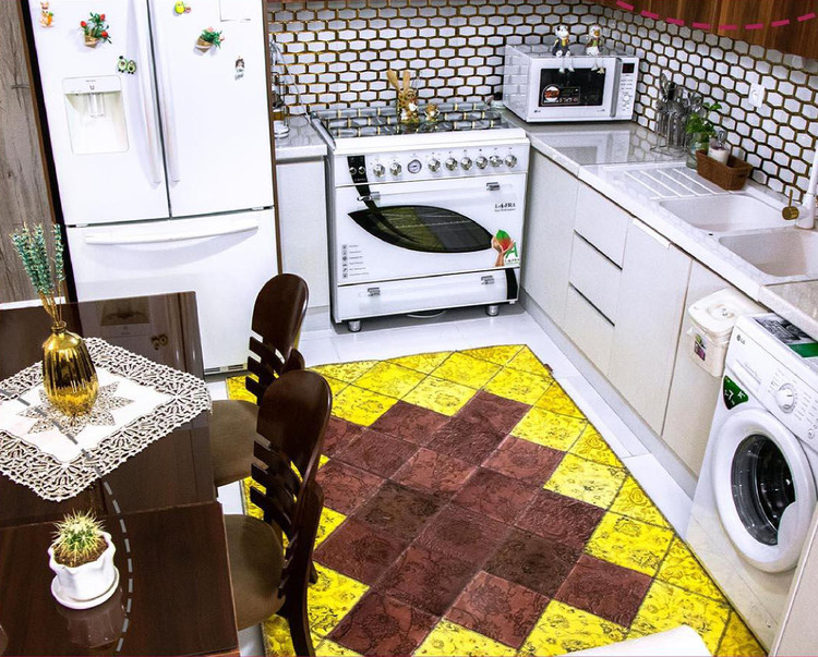 فرش چهل تکه 1200 شانه آبرنگی کد 118