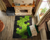 فرش چهل تکه 1200 شانه آبرنگی کد 121