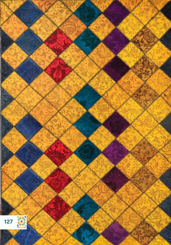 12فرش چهل تکه 1200 شانه آبرنگی کد 127