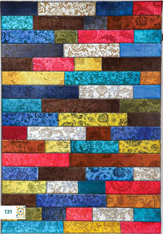 فرش چهل تکه 1200 شانه آبرنگی کد 131