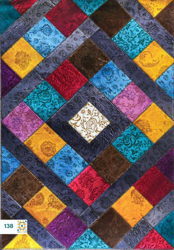 فرش چهل تکه 1200 شانه آبرنگی کد 138