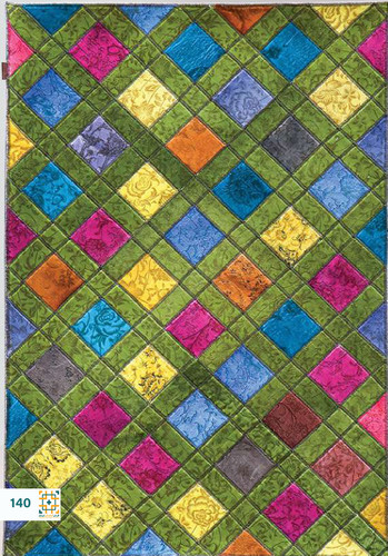 فرش چهل تکه 1200 شانه آبرنگی کد 140