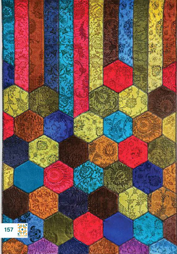 فرش چهل تکه 1200 شانه آبرنگی کد 157