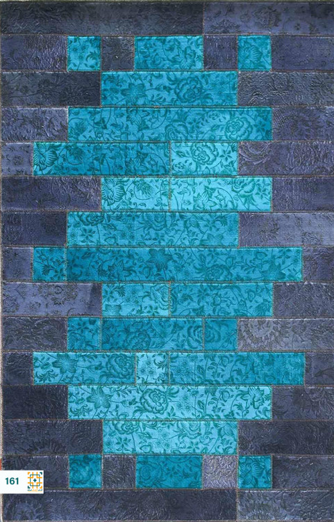 فرش چهل تکه 1200 شانه آبرنگی کد 161