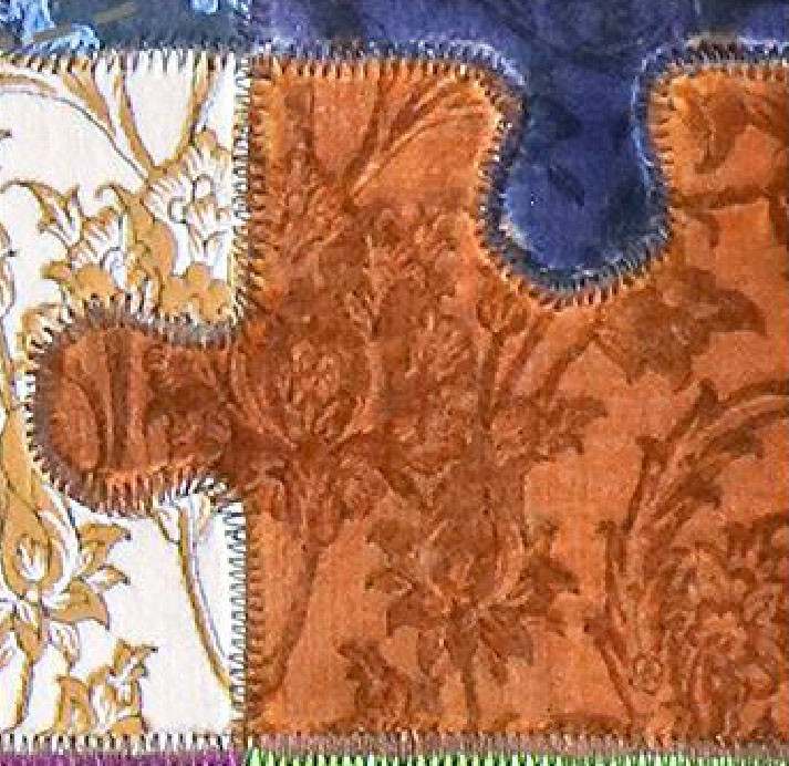 فرش چهل تکه 1200 شانه آبرنگی کئ 162