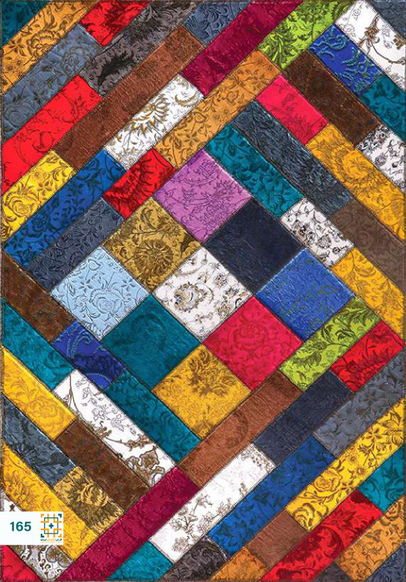 فرش چهل تکه 1200 شانه آبرنکی کد 165