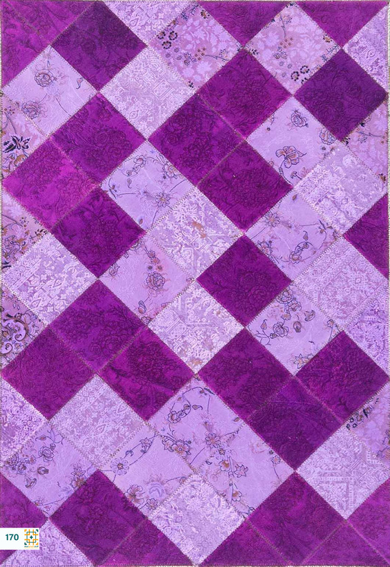 فرش چهل تکه 1200 شانه آبرنگی کد 170