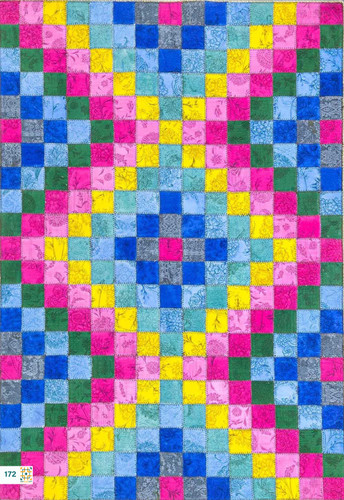 فرش چهل تکه 1200 شانه آبرنگی کد 172