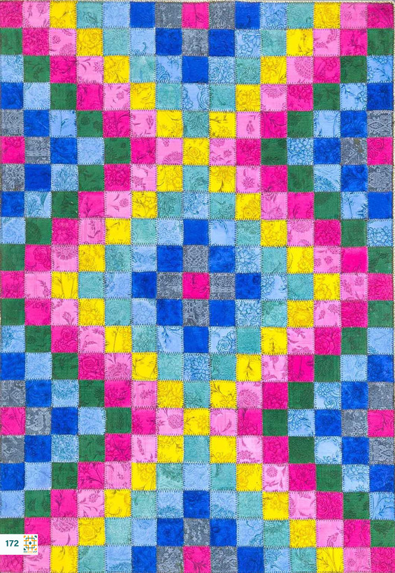 فرش چهل تکه 1200 شانه آبرنگی کد 172