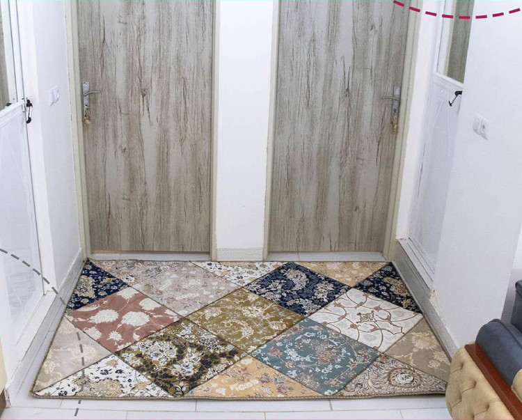 فرش چهل تکه 1200 شانه آوا کد 803