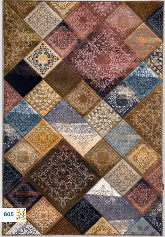 فرش چهل تکه 1200 شانه آوا کد 805