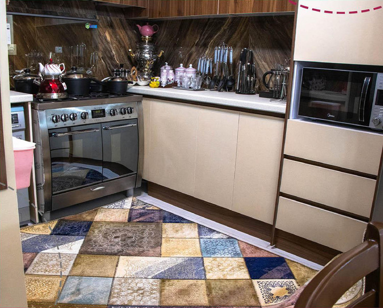 فرش چهل تکه 1200 شانه آوا کد 805